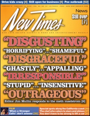SLO New Times Apologizes for Meth Story