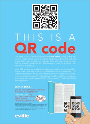 C-Ville Weekly Publishes QR Code Issue