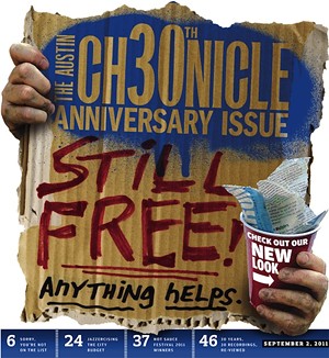 30th Anniversary Issue of the Austin Chronicle On Stands Today