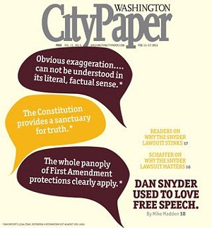 Dan Snyder Drops Lawsuit Against Washington City Paper