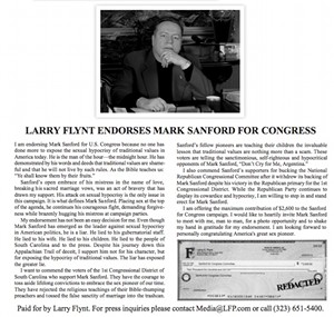 Charleston City Paper Rejects Larry Flynt Ad