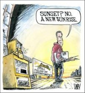 Laid-Off Daily Paper Cartoonist Publishes His Farewell in Alt-Weekly